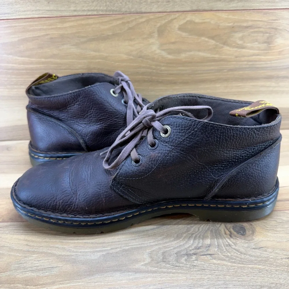 Dr Martens Sussex Chukka Desert Boot Mens 11 Brown Leather Casual Minimalist